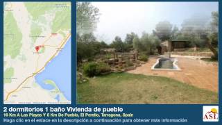 preview picture of video '2 dormitorios 1 baño Vivienda de pueblo en El Perello, Tarragona'