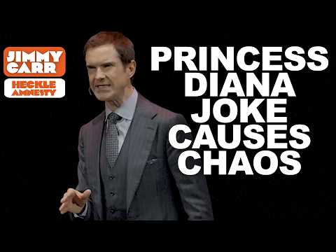"Too Soon?!" - American Heckler Triggered By Princess Diana Joke  | Jimmy Carr Crowd Work