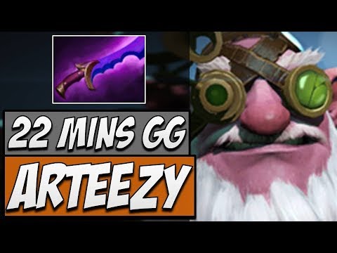 EG.Arteezy Sniper - 7479 MMR | Dota Gameplay 7.14