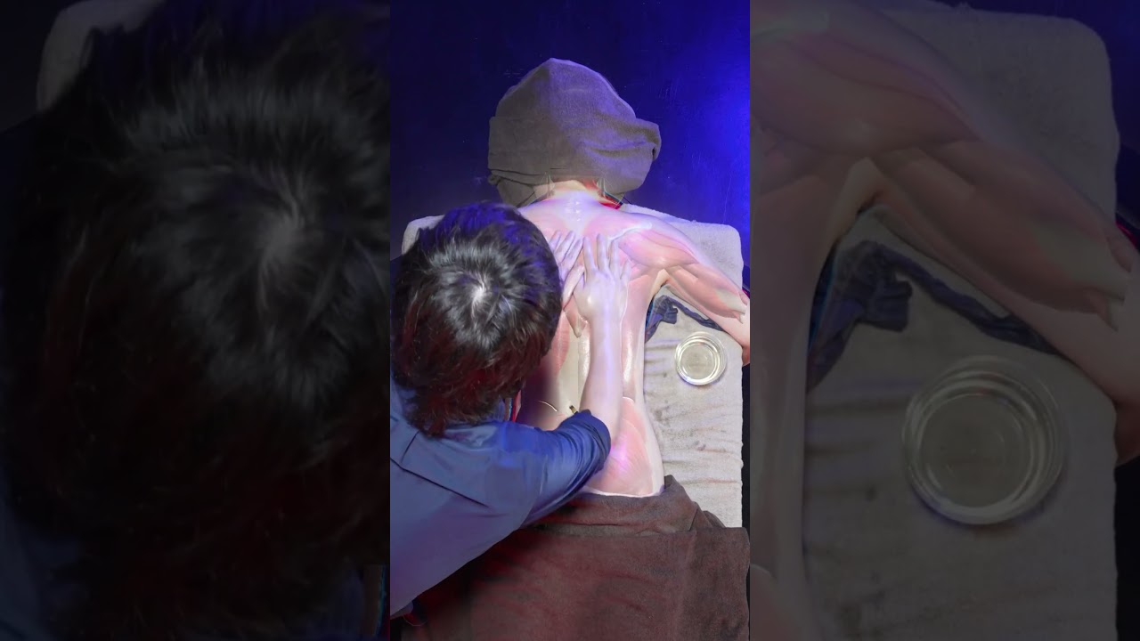 【可視化する施術】背骨のキワまで解き放つ縦圧アプローチ ー 世界一のセラピストの手技 #世界一のセラピスト  #オイルマッサージ