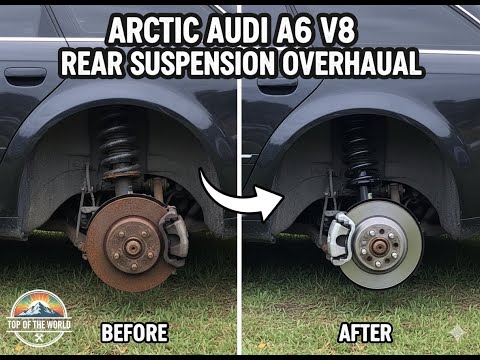 Arctic Resurrection: Audi A6 Avant V8 Rear Suspension OVERHAUL!