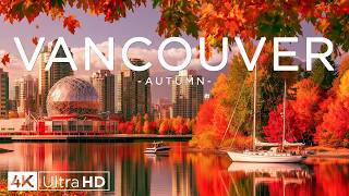 Vancouver 4K 🍂 A Pacific Northwest Autumn 🍂 Forest Canopies, Ocean Views & Tender Piano