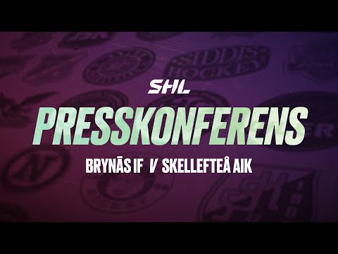 Presskonferens Brynäs - Skellefteå
