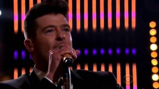 Robin Thicke: &quot;Back Together&quot; On The Late Late Show w/ James Corden