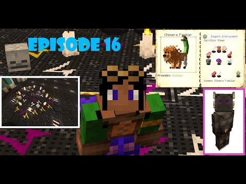 First summon (Crusher spirit) & Chimera - Occultism - Episode 16 - Minecraft (Create Above & Beyond)
