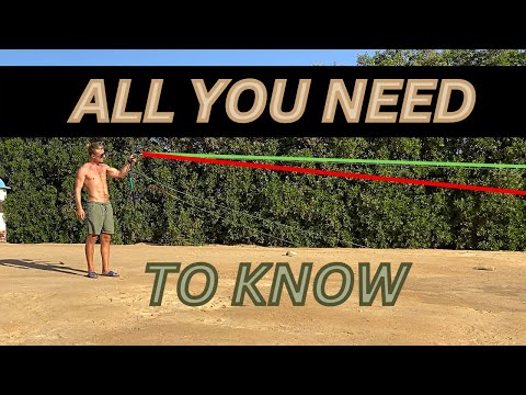 Trimming the bar lines - (Kitesurf Tutorial)