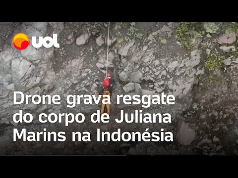 Caso Juliana Marins: Vídeo gravado por drone mostra trabalho de resgate ao corpo da brasileira