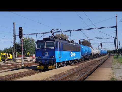 [4K] Vlaky ve stanici Všetaty 20.9. 2020