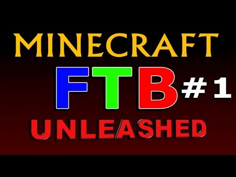 Minecraft FTB Unleashed - Episode 1 - Living in a Tree!