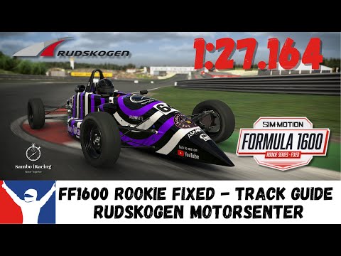 iRacing Ray FF1600 Rudskogen - Track Guide - 1:27.164 - Tips and Tricks Rookie Fixed