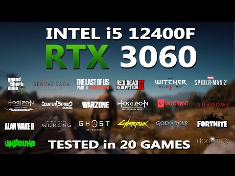 RTX 3060 + Intel i5 12400F Gaming Benchmark Test | Tested in 20 Games | RTX 3060 12GB Gaming Test |