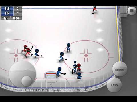 [Stickman Ice Hockey] Suomen 2-2 tasoitus!! Valko-Venäjää vastaan