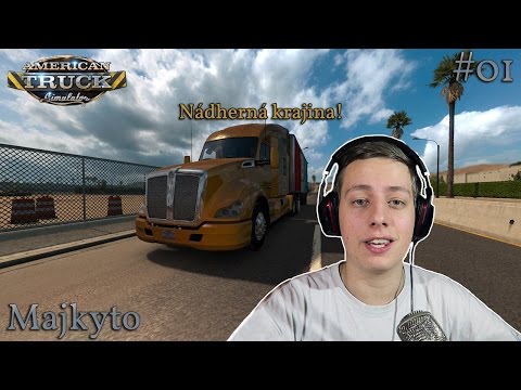 [60 FPS] American Truck Simulator ► Let's Play Česky #01 ► Las Vegas → Pioche ► Majkyto