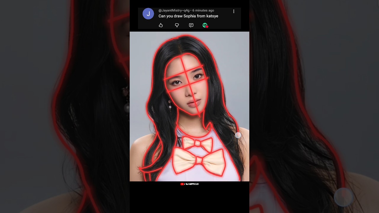 Drawing SOPHIA From KATSEYE Kpop Drawing #katseye