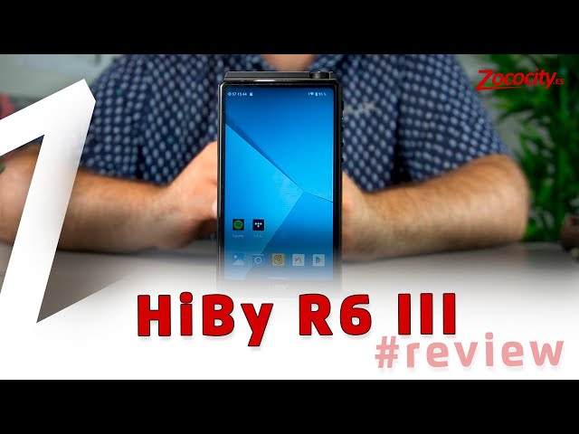 Vídeo relacionado con Reproductor DAP HiBy R6III 2025 de audio de alta resolución MP3 con amplificador de Clase A y AB/Android 12/Bluetooth 5.0/WiFi/Memoria ampliable de 64G+2TB