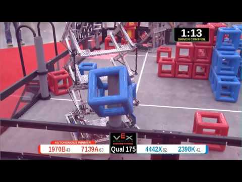 2015 VRC Arts Q175 - 1970B 7139A vs 4442X 2398K - 73 to 42 - VEX Worlds 2015 - Arts Division