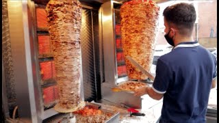 Manchester chicken shawarma,[ lamb kofta kabab],Manchester street food!!