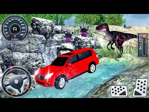 Crazy Offroad Jeep Driving Dinosaur - Luxury Prado 4x4 SUV Climbing Racing - Android GamePlay