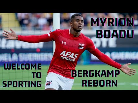WELCOME TO SPORTING CP MYRON BOADU GOALS AND SKILLS
