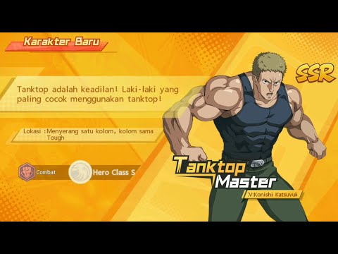 Gacha 10 Tiket Elite, dapet Tank Top Master. ONE PUNCH MAN : The Strongest