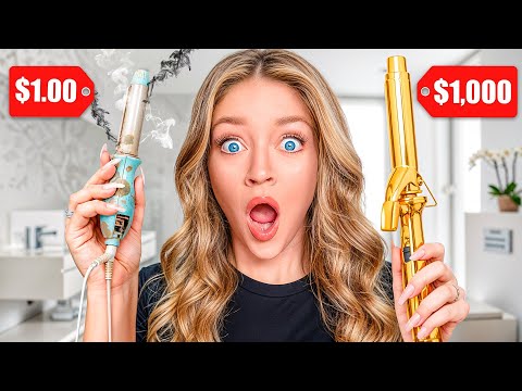 $1 vs $1000 Curling Iron!