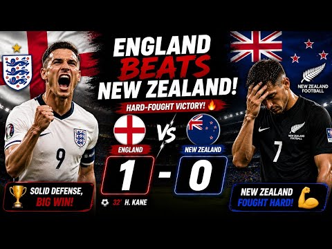 England 1-0 New Zealand