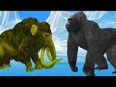 Mammoth vs King Kong mini vs Rhino |Short animation | Versuslife ep.16