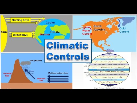 image-What are the factors which control climate of a place?