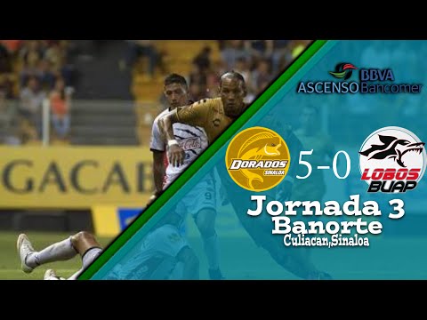 Dorados 5-0 Lobos Buap|Jornada #3|GolesHD|