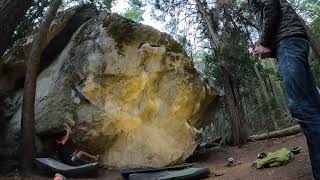Video thumbnail de Octagon Traverse, V8. Yosemite Valley