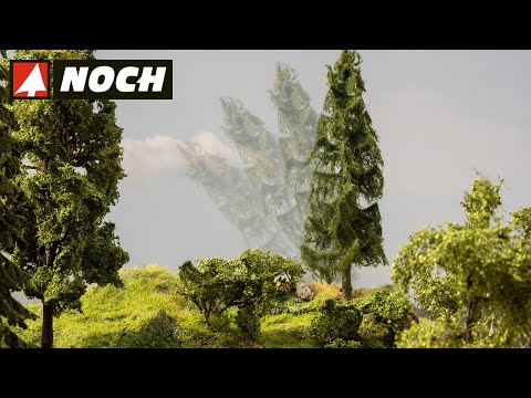 Video H0/TT pohyblivý model - padající strom - Noch 21775
