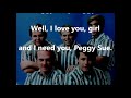Peggy Sue  THE BEACH BOYS  (with lyrics)