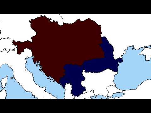 Austria Hungary vs Serbia, Romania and Montenegro 1914