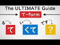 The ULTIMATE Japanese Te Form CHEAT SHEET て Form