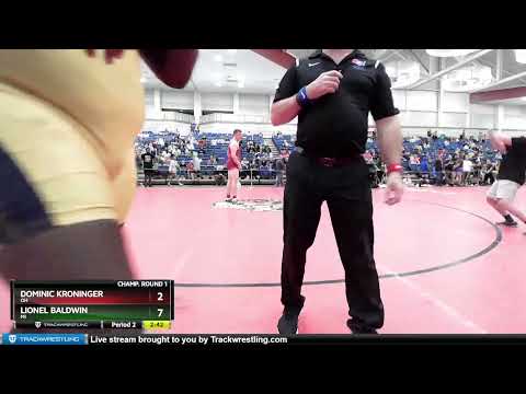 285 Lbs Champ. Round 1 - Dominic Kroninger, OH Vs Lionel Baldwin, MI 85b3