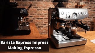 Sage (Breville) Barista Express Impress Review - Making Espresso