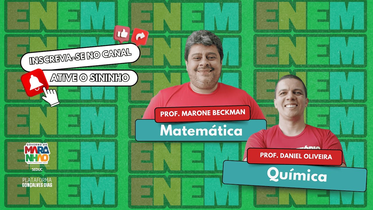 REVISÃO PARA O 2º DIA DO ENEM 2024 - Matemática e Química