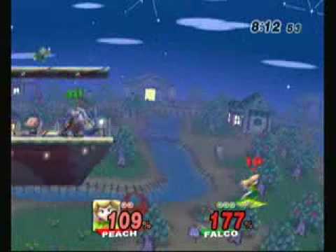 SSBB Suinoko(Peach) vs Aaaa(Falco)