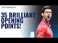 35 Times A Tennis Match Started With An Amazing Point!