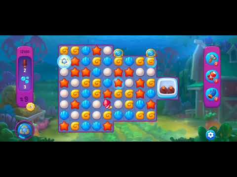 Fishdom Super Hard Level 12180 (with Double Lightning Booster) @choraelmin