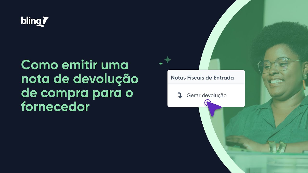 Como emitir uma nota de devolução de compra para um fornecedor