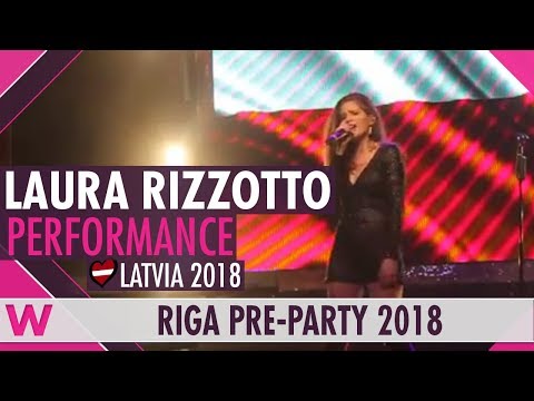 Laura Rizzotto "Funny Girl" (Latvia 2018) LIVE @ Eurovision Pre-Party Riga 2018