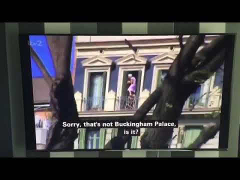 Queen cleaning windows  on a VERY high building!