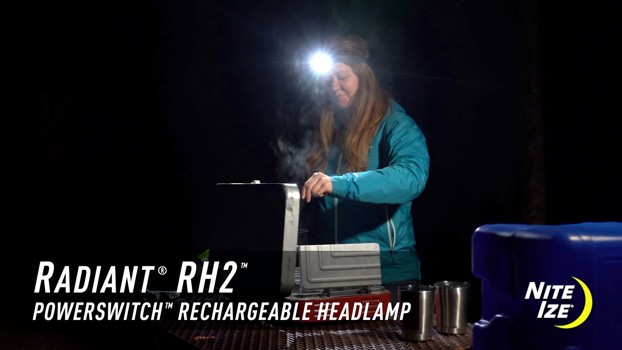 NITE IZE Radiant RH2 PowerSwitch Headlamp Grey