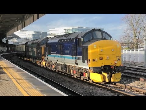 37425 + 37218 The Pennine Wayfarer ECS 5Z12 @ BTM, 11-03-22