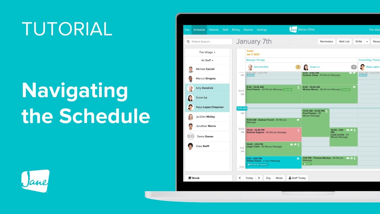 Tutorial | Navigating the Schedule