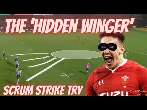 Josh Adams’ Brilliant Scrum Strike Try | Perfect Hidden Running Line to Break the Defence!