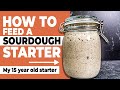 How I Feed My Sourdough Starter | How to Maintain a Sourdough Starter