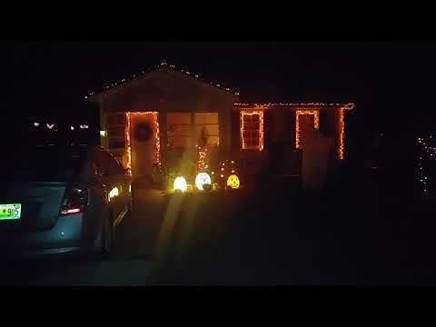 2019 Halloween light show