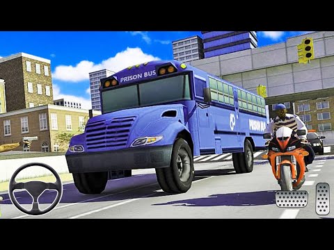 US Police Coach Bus Driving Simulator - Police Chase Transporter - Android Gameplay